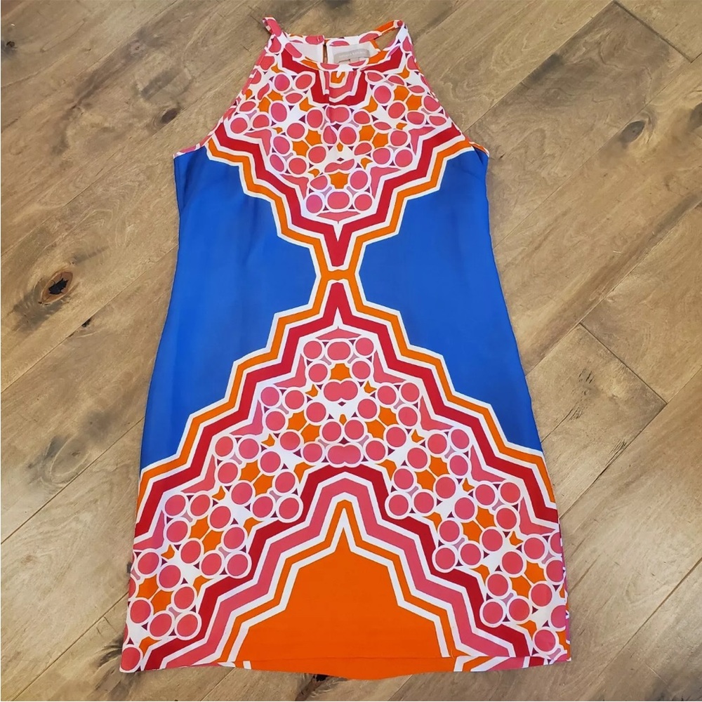 Banana Republic Geometric Halter Sun Dress